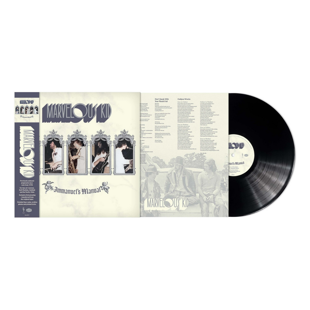the album cover for Marvelous Kid - Immanuel's Manual [Indie Exclusive 180g Black]
