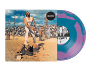 the album cover for Chats - Half Cut [Indie Exclusive Hand Pour Blue/Clear Teal/Pink]