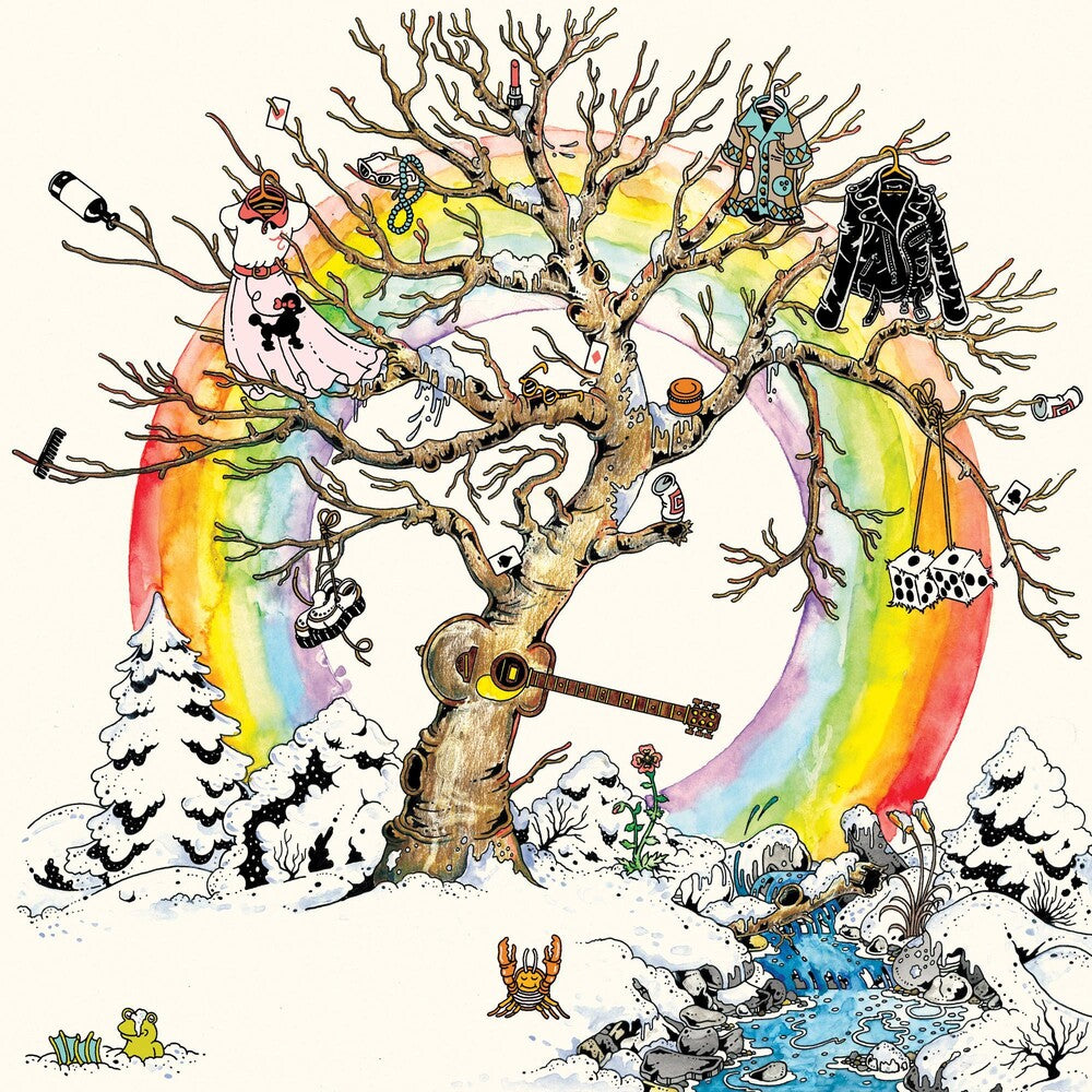the album cover for North Americans - Long Cool World [Indie Exclusive Limited Edition Cream LP]