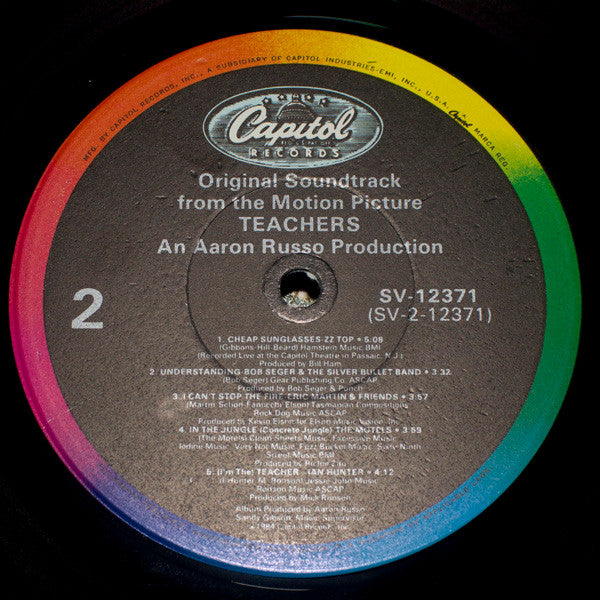 Various : Original Soundtrack From The Motion Picture "Teachers" (LP, Album, Jac)