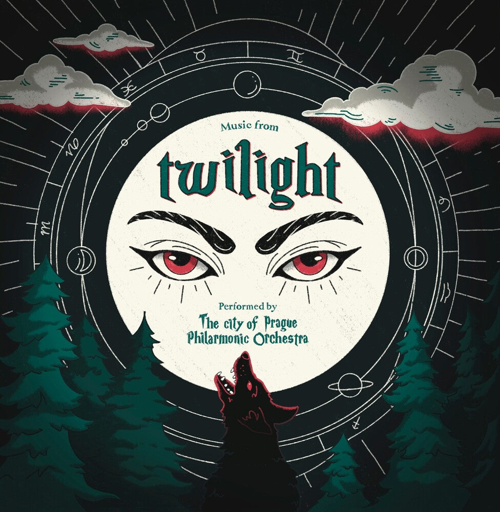 the album cover for The City Of Prague Philharmonic Orchestra (Colv) - Twilight - Red [Colored Vinyl] (Red)