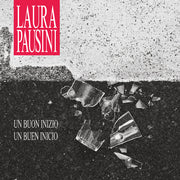 the album cover for Laura Pausini - Un Buon Inizio / Un Buen Inicio [Colored Vinyl] [Limited Edition] (Red)
