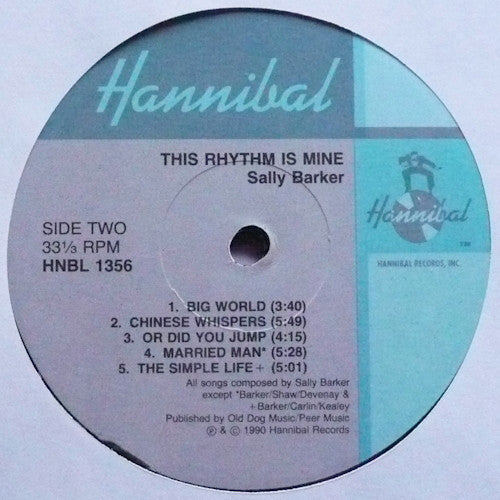 Sally Barker : This Rhythm Is Mine (LP, Album)