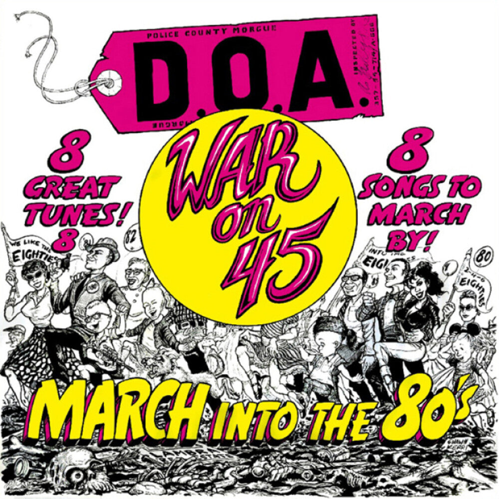 the album cover for Doa - War On 45 - 40th Anniversary (Bonus Tracks) [Colored Vinyl]