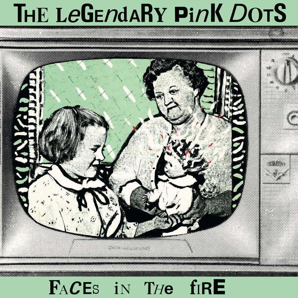 the album cover for Legendary Pink Dots - Faces In The Fire [Reissue]