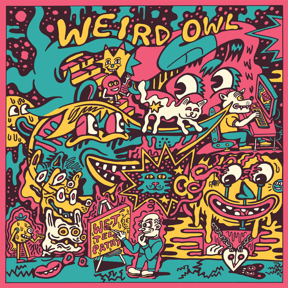 the album cover for Weird Owl - Wet Telepathy (Ofgv) (Wht) [Download Included]