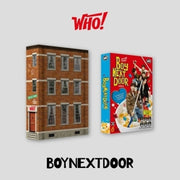 the album cover for BOYNEXTDOOR - Who! - Random Cover (Post) (Pcrd) (Phob) (Phot)