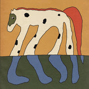 the album cover for Being Dead - When Horses Would Run - Creamsicle [Colored Vinyl]