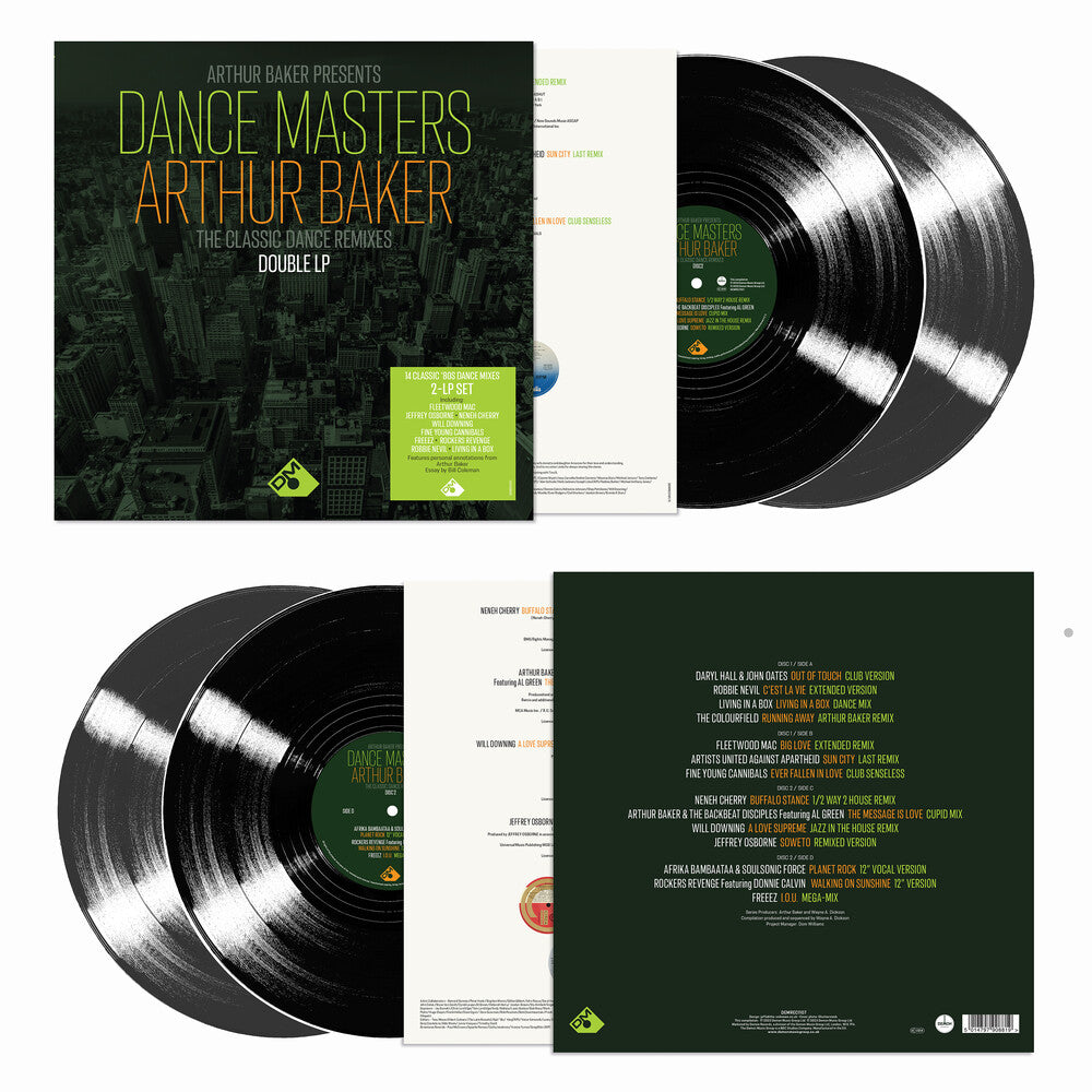 the album cover for Arthur Baker Presents Dance Masters / Various - Arthur Baker Presents Dance Masters / Various (Uk)