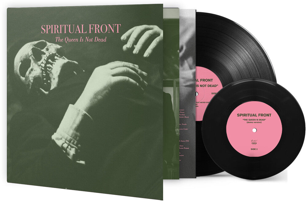 the album cover for Spiritual Front - The Queen Is Not Dead
