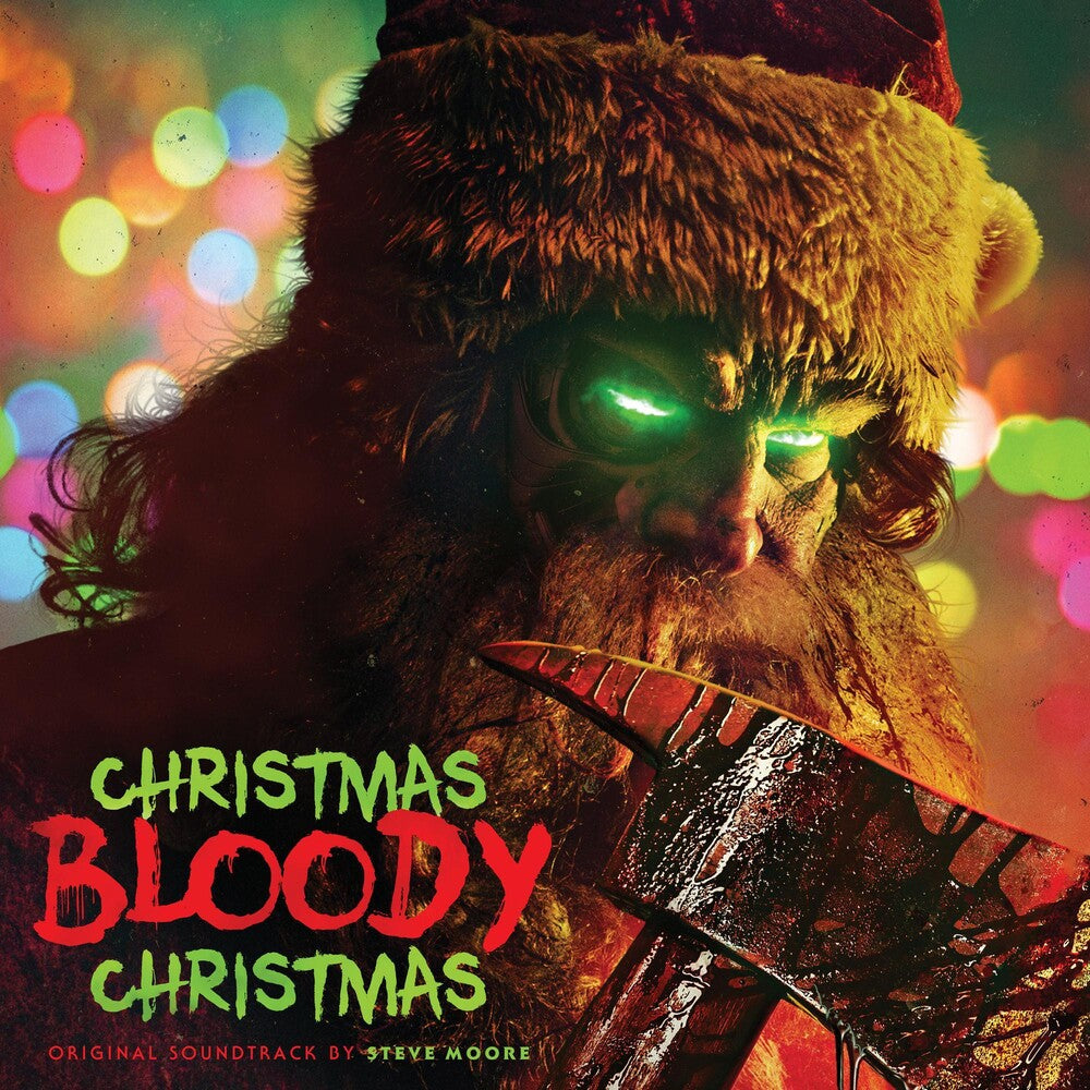 the album cover for Steve Moore  (Colv) (Red) - Christmas Bloody Christmas [Colored Vinyl] (Red)