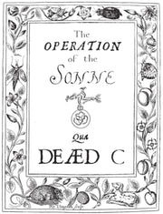 the album cover for Dead C - Operation Of The Sonne