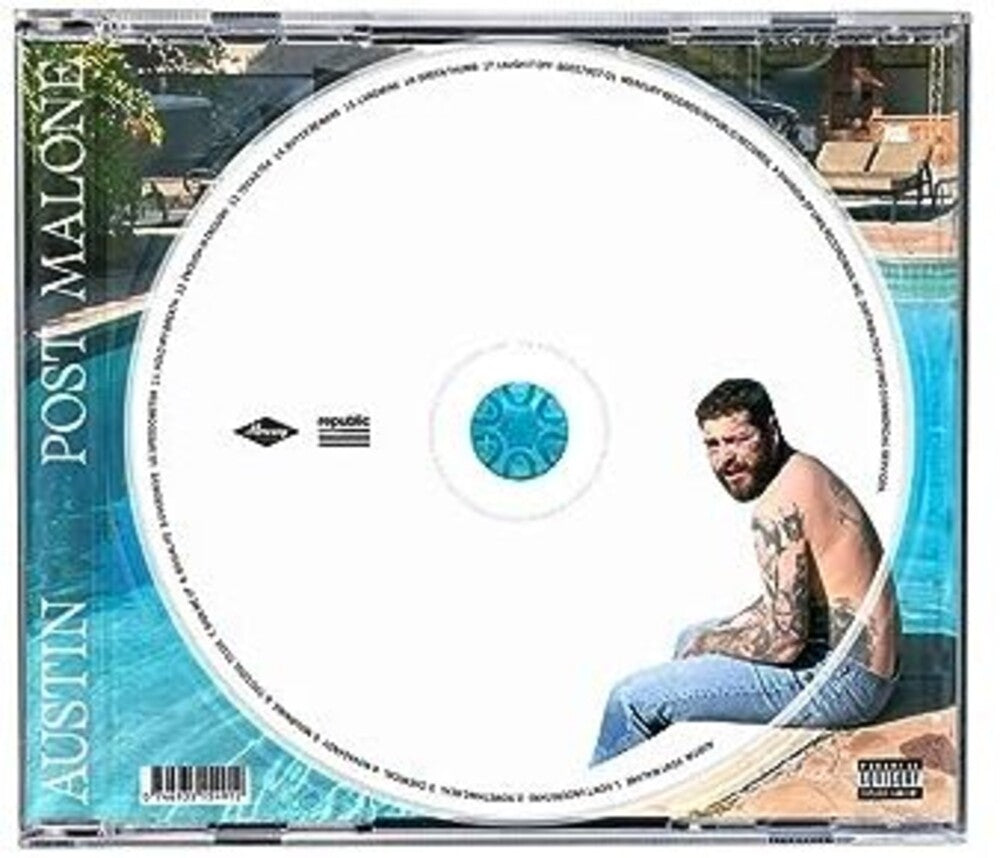 the album cover for Post Malone - Austin