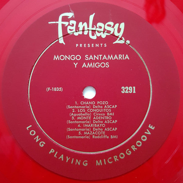 Mongo Santamaria : Mongo (LP, Album, Mono, Red)