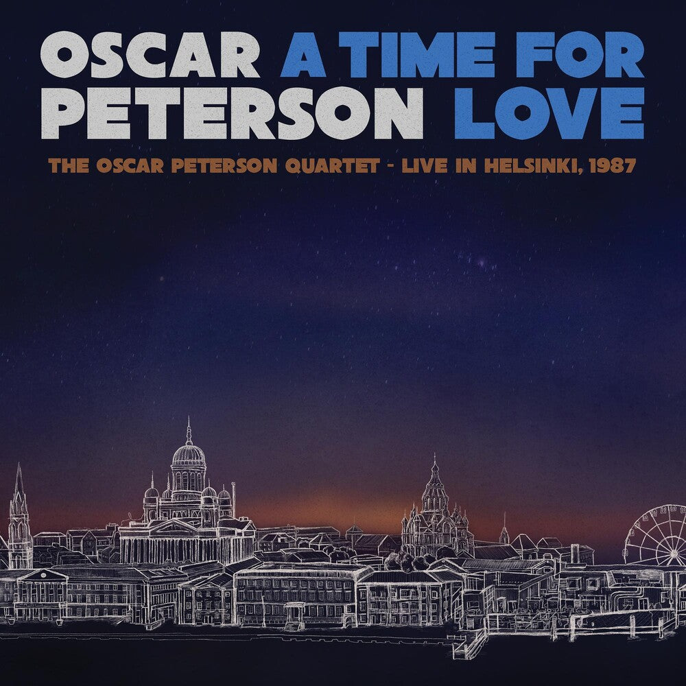 the album cover for Oscar Peterson - Time For Love: The Oscar Peterson Quartet - Live