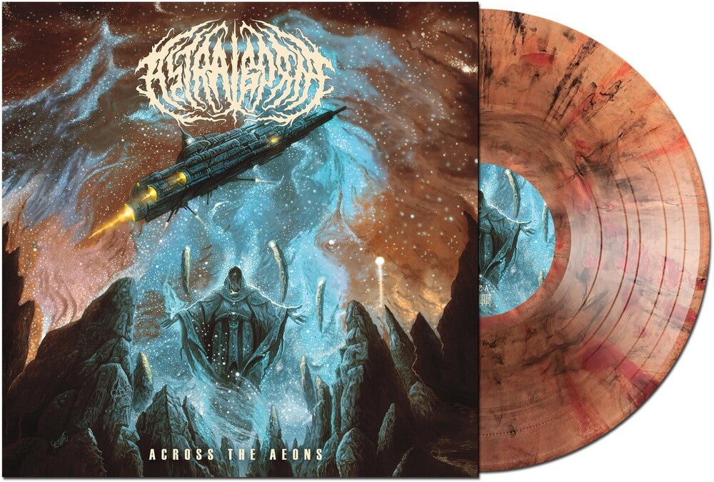 the album cover for Astralborne - Across The Aeons