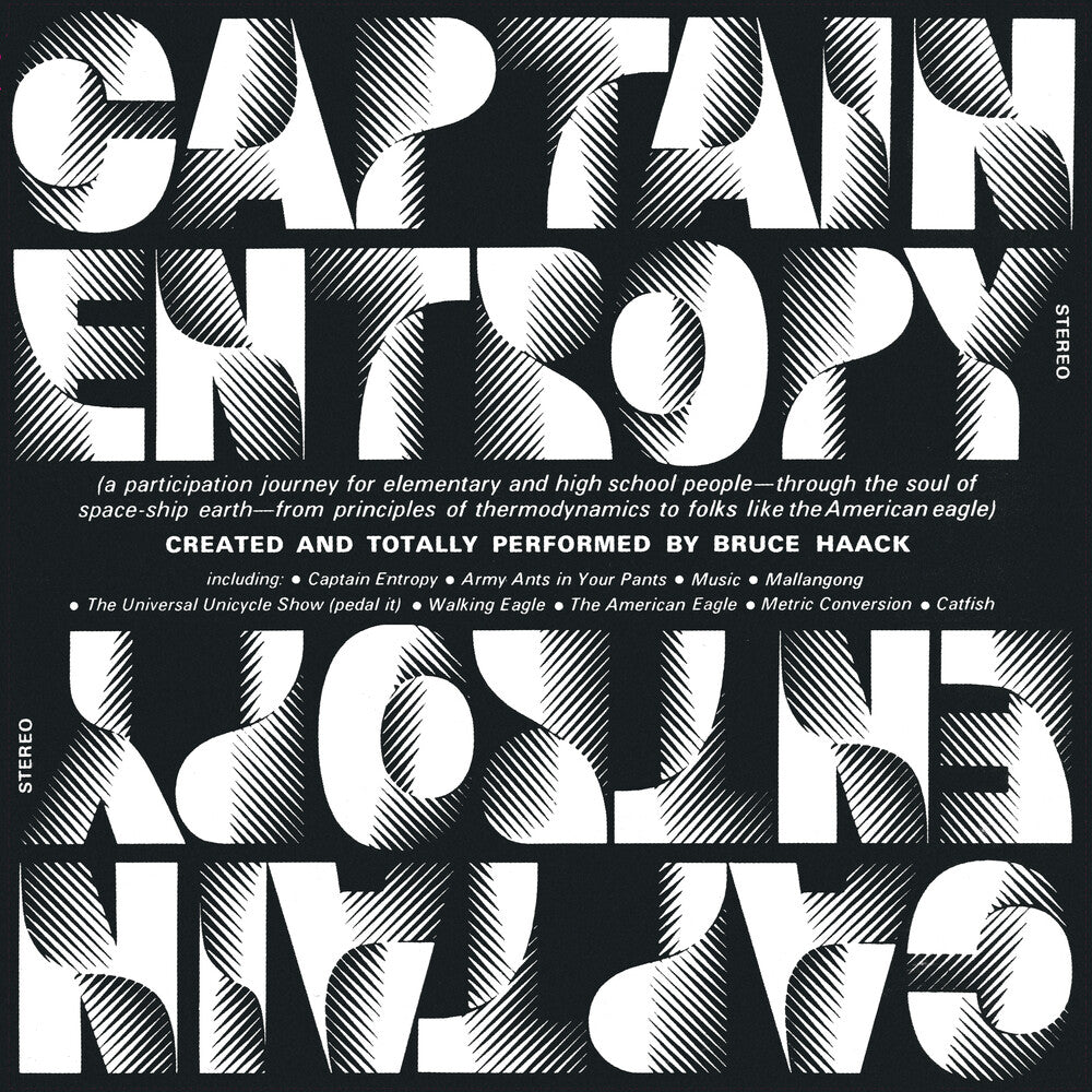 the album cover for Bruce Haack - Captain Entropy [Clear Vinyl]