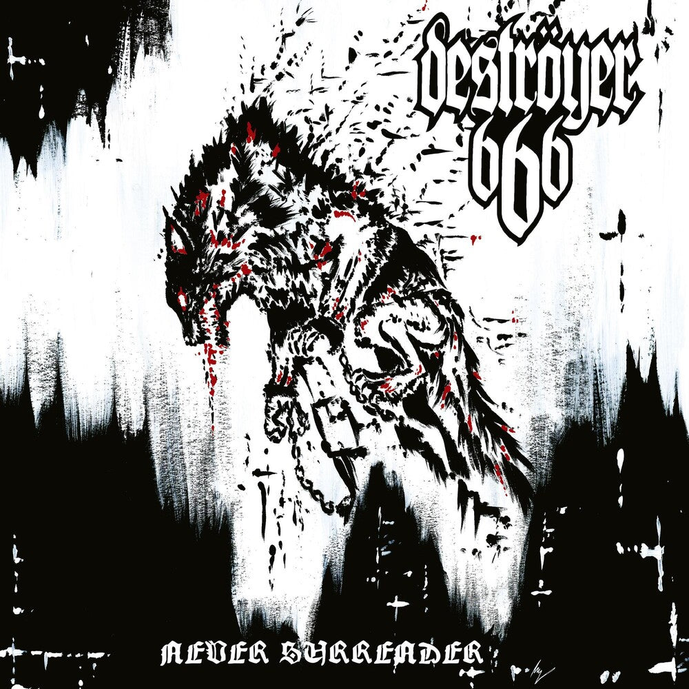 the album cover for Destroyer 666 - Never Surrender [Clear Vinyl] [Limited Edition] (Wht)