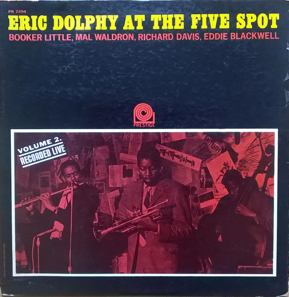 Eric Dolphy : At The Five Spot Volume 2 (LP, Album, Mono)