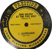 Eric Dolphy : At The Five Spot Volume 2 (LP, Album, Mono)