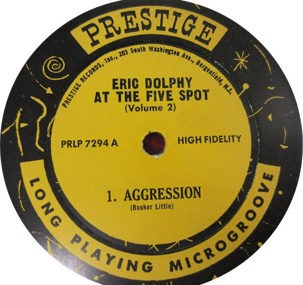 Eric Dolphy : At The Five Spot Volume 2 (LP, Album, Mono)