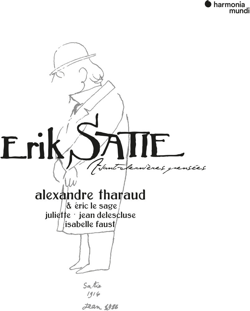 the album cover for Alexandre Tharaud - Satie: Avant-Dernieres Pensees