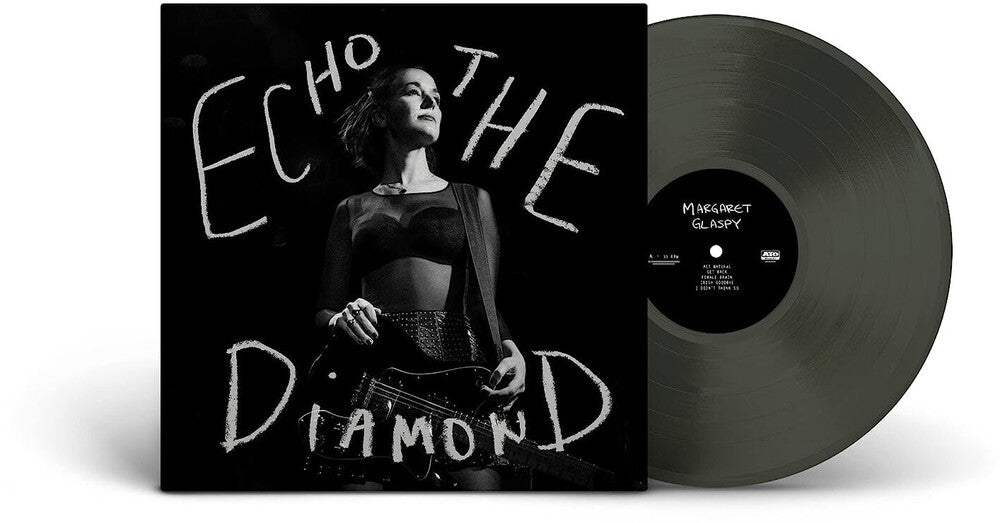 the album cover for Margaret Glaspy - Echo The Diamond [Black Ice LP]