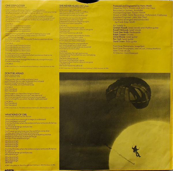 Air Supply : Now And Forever (LP, Album, Mon)