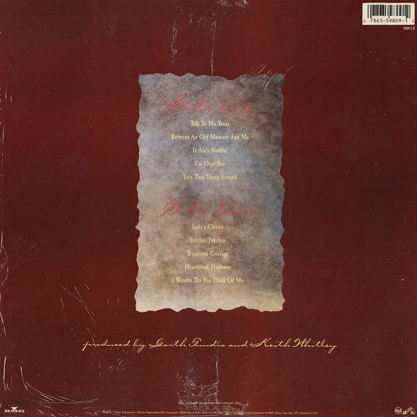 Keith Whitley : I Wonder Do You Think Of Me (LP, Album)