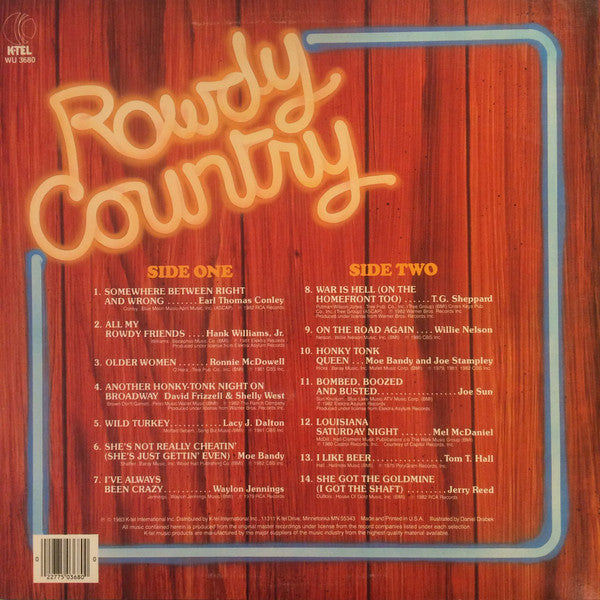 Various : Rowdy Country (LP, Comp, 44)