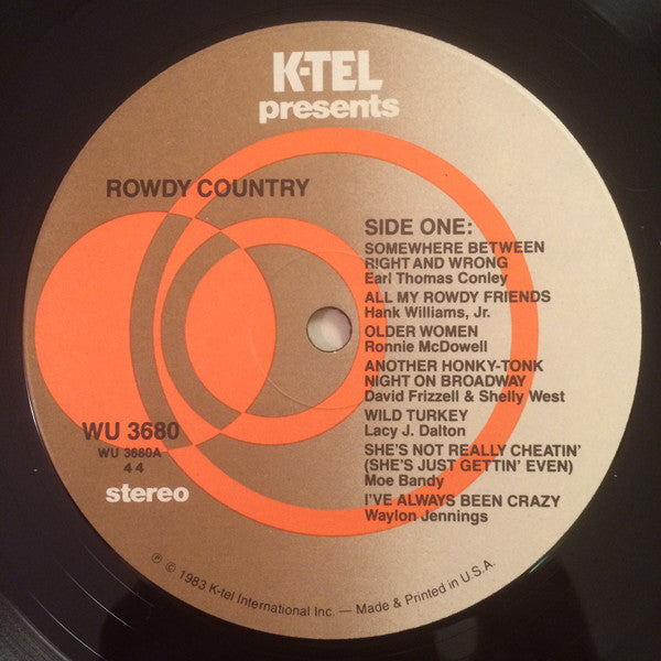 Various : Rowdy Country (LP, Comp, 44)