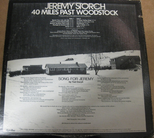 Jeremy Storch : 40 Miles Past Woodstock (LP, Album)