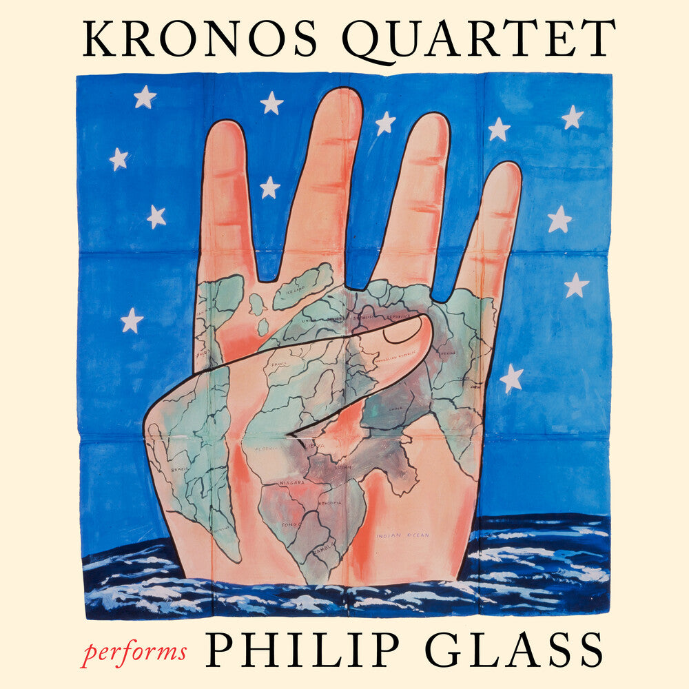 the album cover for Kronos Quartet - Kronos Quartet Performs Philip Glass