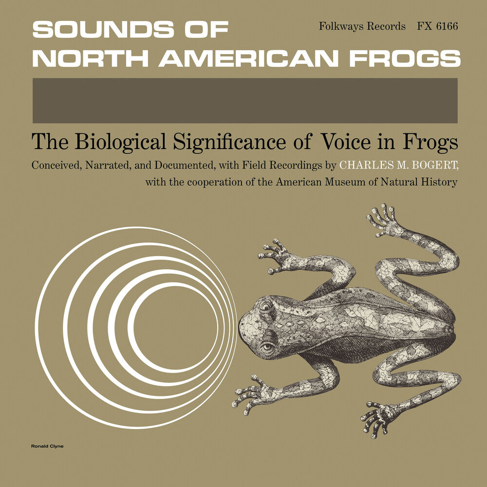 the album cover for Charles Bogert  M. - Sounds Of North American Frogs [Reissue]