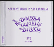 the album cover for John Mclaughlin  / De Lucia,Paco / Di Meola,Al - Saturday Night In San Francisco