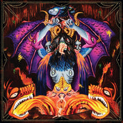 the album cover for Devil Master - Satan Spits On Children Of Light (Blue) [Colored Vinyl]