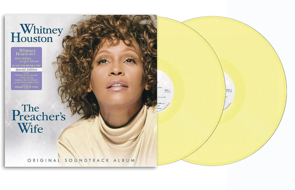 the album cover for Whitney Houston - Preacher's Wife [Colored Vinyl] (Ylw) (Uk)