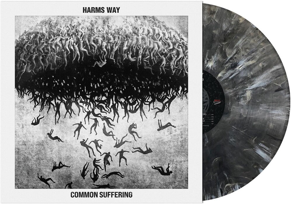 the album cover for Harms Way - Common Suffering [Limited Edition Green, White and Black LP]