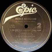 Merle Haggard : A Friend In California (LP, Album, Car)