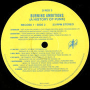 Various : Burning Ambitions: A History Of Punk (2xLP, Comp)
