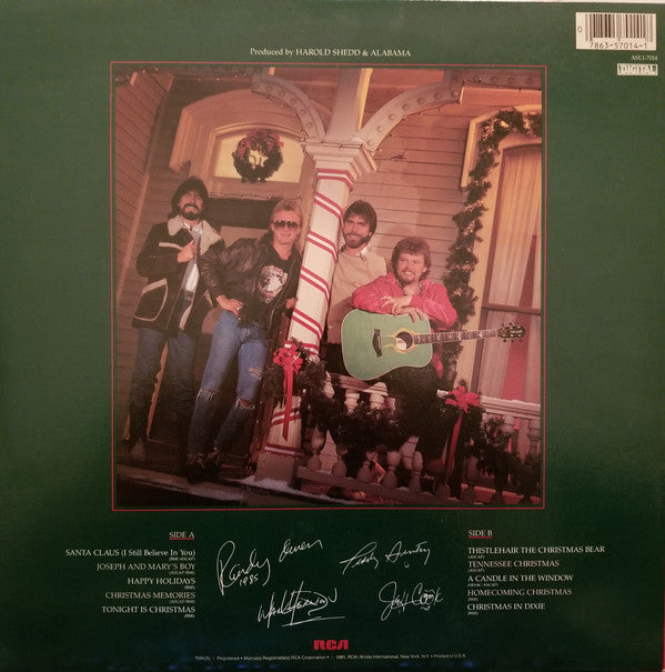 Alabama : Christmas (LP, Album, Ind)