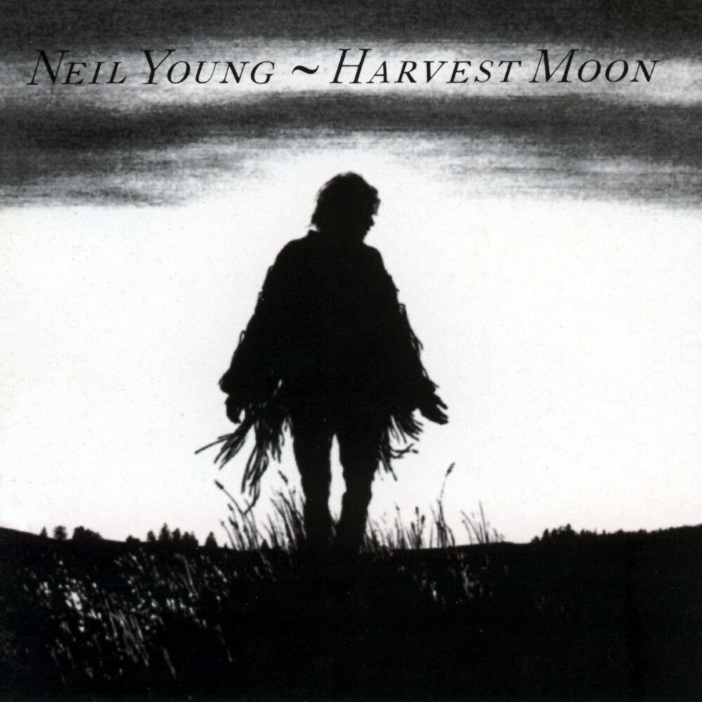 the album cover for Neil Young - Harvest Moon [Indie Exclusive Limited Edition Crystal Clear 2LP]