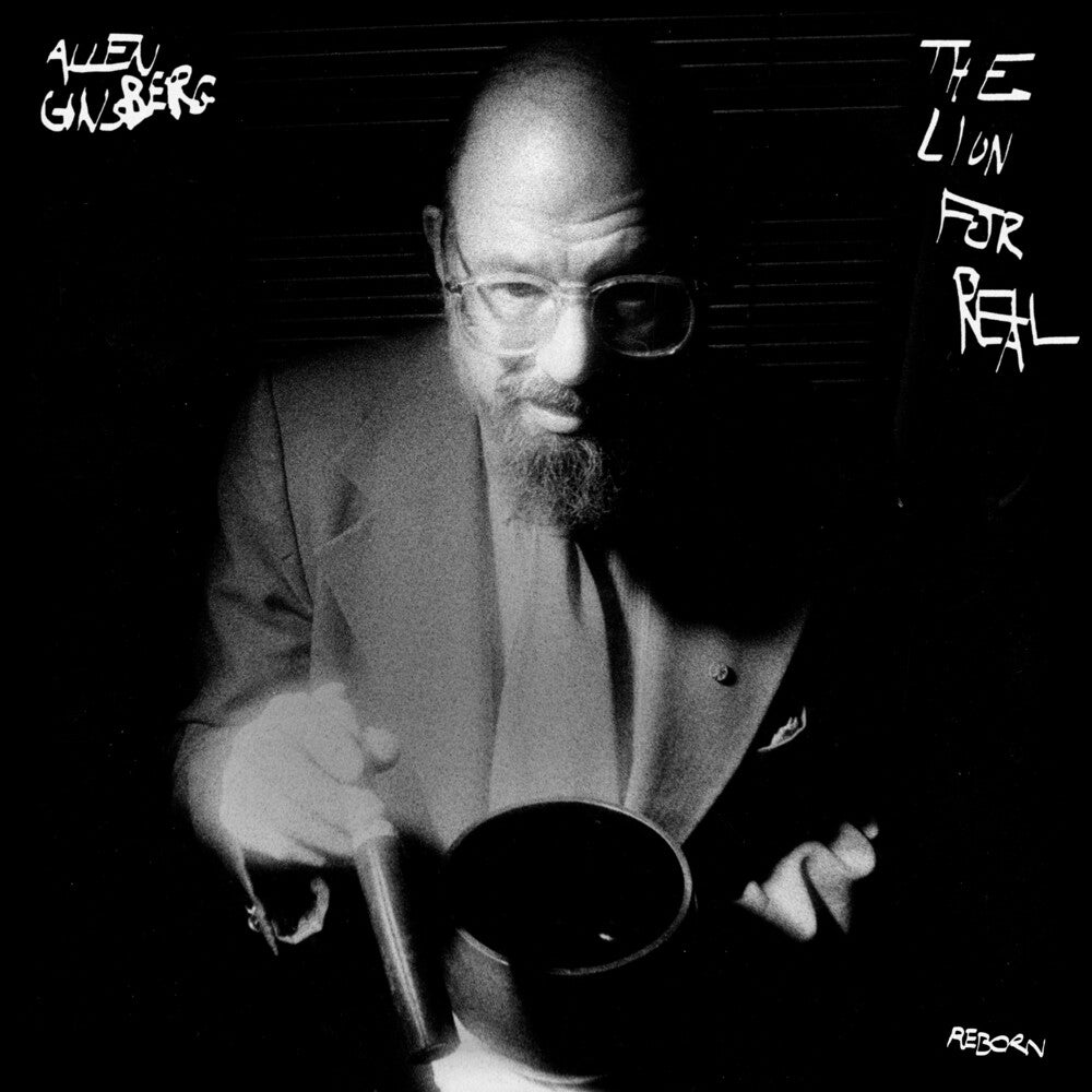 the album cover for Allen Ginsberg - Lion For Real Re-Born [Clear Vinyl]