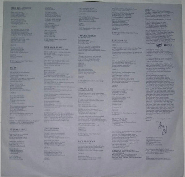 Ace Frehley : Trouble Walkin' (LP, Album, Spe)