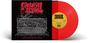 the album cover for Carnal Tomb - Osseous Sarcophagus (10in) [Colored Vinyl] (Ep) [Limited Edition] (Red)