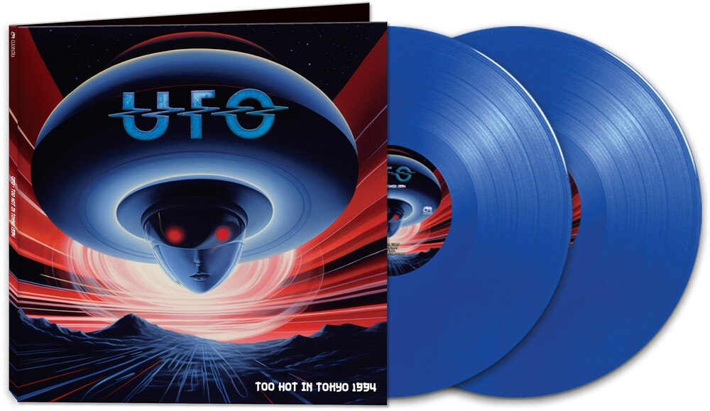 the album cover for UFO - Too Hot In Tokyo 1994 - Blue