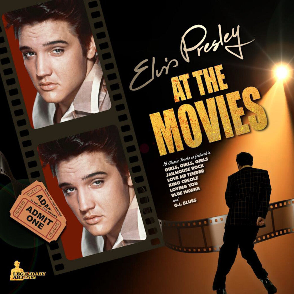 the album cover for Elvis Presley - Elvis At The Movies