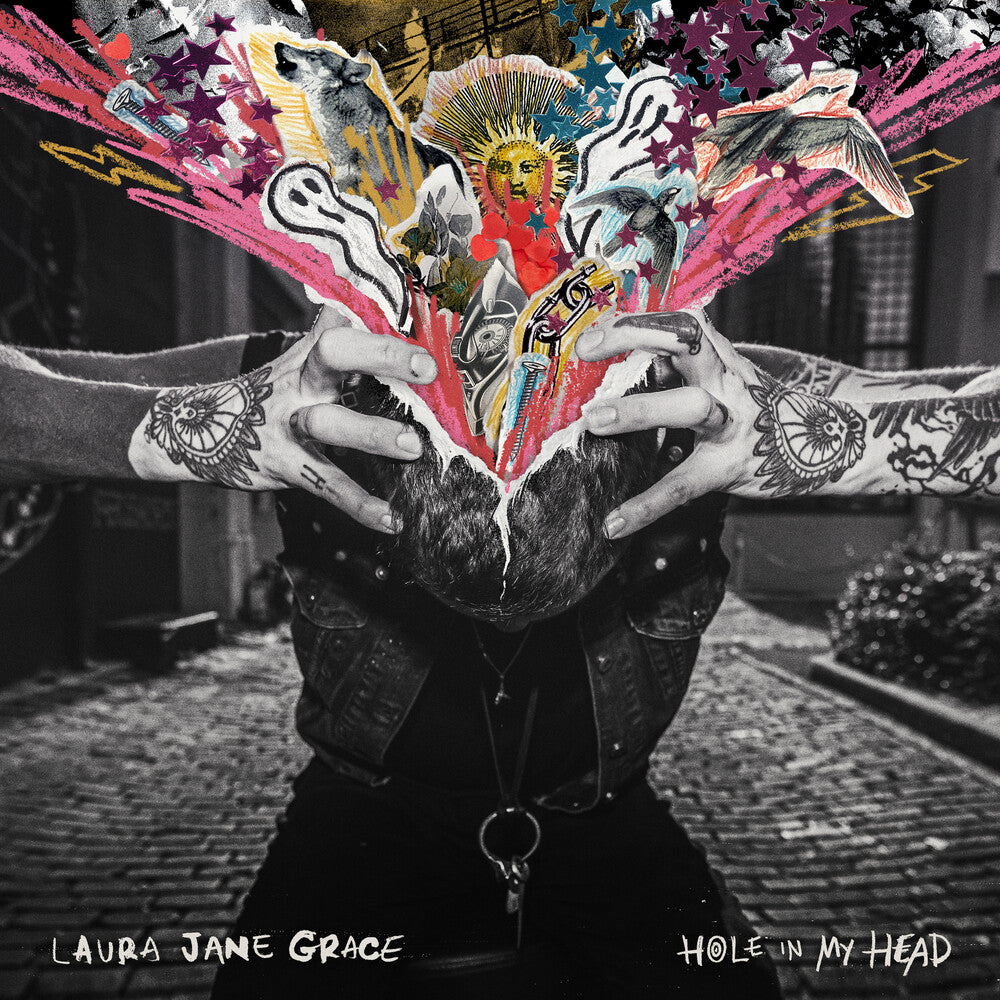the album cover for Laura Jane Grace - Hole In My Head [Colored Vinyl] (Pnk) [Download Included]