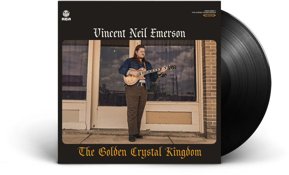the album cover for Vincent Neil Emerson - The Golden Crystal Kingdom [LP]