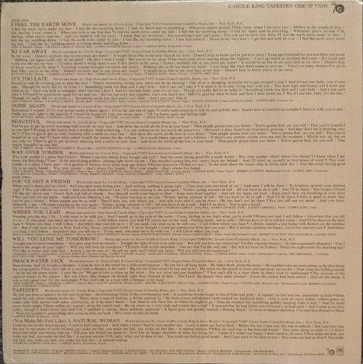 Carole King : Tapestry (LP, Album, Mon)